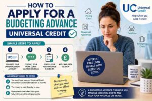 Apply for a budget advance universal credit online
