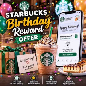 Starbucks birthday reward programme