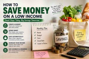 HowTo Save Money Fast On A Low Income