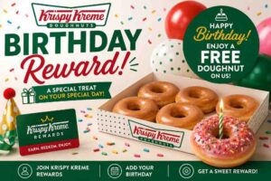 Krispy Kreme Birthday Reward
