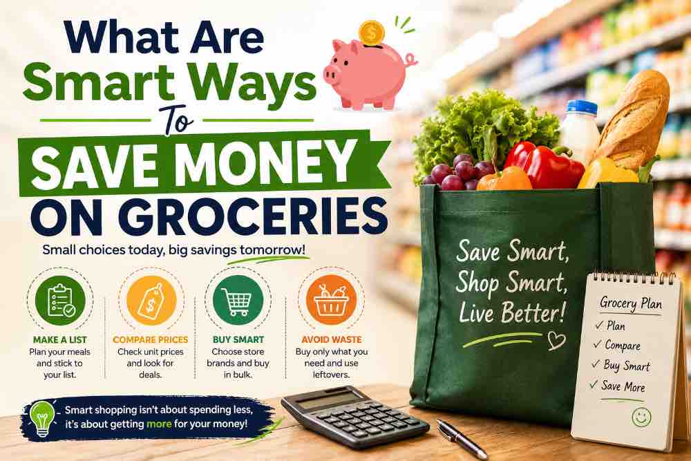 What are smart ways to save money on groceries