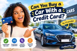 Can you buy a car with a credit card