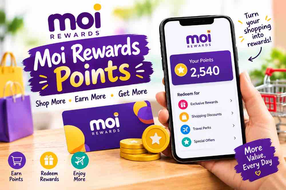 Moi rewards points