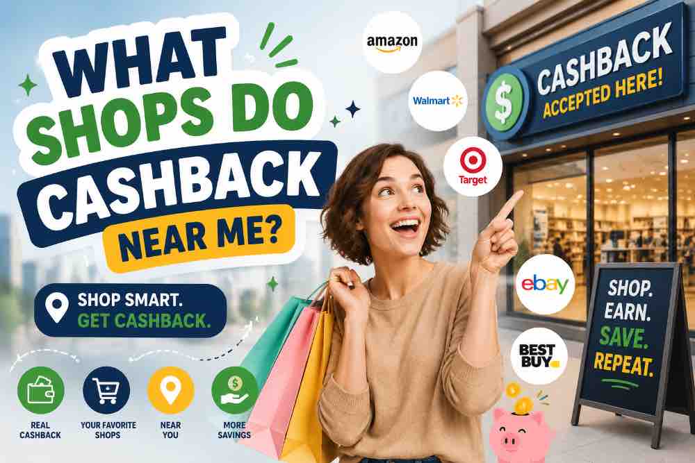 What shops do cashback near me