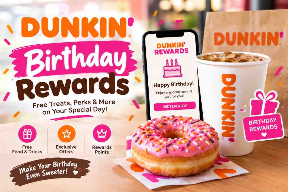 Dunkin Birthday Reward